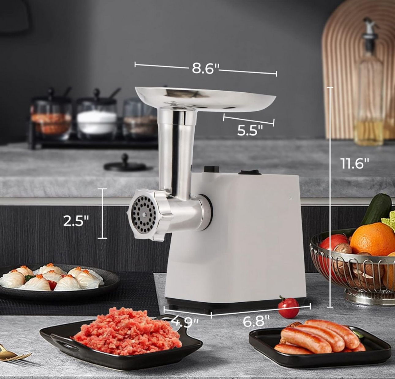 Miniatura 2 de MOLINO , TRITURADOR DE CARNE ELECTRICO